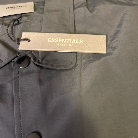 Essentials Fear Of God Black Coaches Jacket - Small - Picture 7 of 9